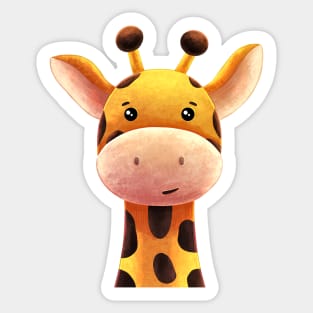 Giraffe cartoon Sticker